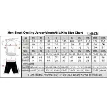 MMR Mužov bicicleta krátky rukáv bibshorts cyklistika dres lete vyhovovali cyklu pro team bike oblečenie pohyb auta 20DSilicone cushio