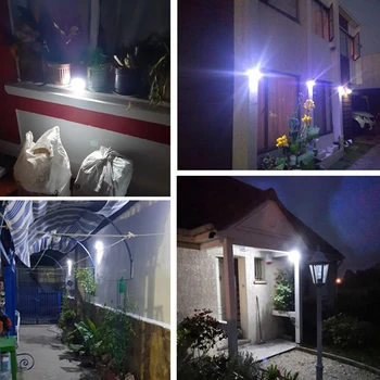 A2 LED solárne svetlo solárne svietidlo PIR Snímač lampa 80LED vonkajší krytý domov vodotesný Ip 65 záhrady Oddelené
