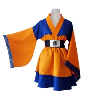 Anime Naruto Uzumaki Cosplay Kostýmy Akatsuki Lolita Kimono Šaty Uchiha Sasuke Žena Oblečenie
