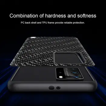 Pre Huawei P40 Pro P40 prípade NILLKIN Ligotať Prípade Huawei P40 Pro Zadný kryt coque capas Nilkin Reflexné Svietiť PC prípade Pevného