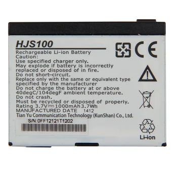 Originálne Náhradné Batérie HJS100 pre Becker HJS-100 M015 HJS100 GPS 338937010208 3,7 V Batéria 1000mAh + Nástroje