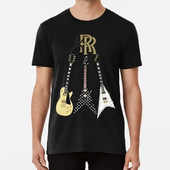 Randy Rhoads Zber T Shirt Gitara Rhoads Randy Cesty Gitary Ozzy Osbourne Gitarista Rock Metal Polka Dot Pamätník