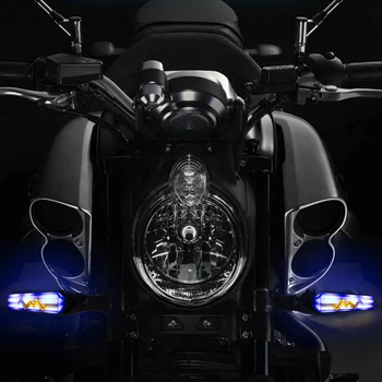 2 ks Univerzálny Osvetlenie Led Zase Signál Motocykel Svetlo Tečúcej Vody, Flash Blinker Svetlo Motocyklové Ducha Zviera, LED Indikátor