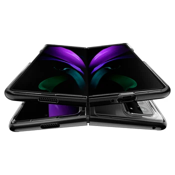 Spigen Ultra Hybrid obal pre Samsung Galaxy Z Fold 2 - Hybridný dizajn Mil-stupeň Poklesu Odporu Prípadoch