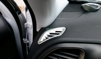 2ks/set Auto styling , ABS Chrome Auto Air Vent kryt výbava Dekorácie rám vhodný Na Jeep Renegade-2016,auto príslušenstvo