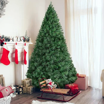 Vianočné Stromčeky 60 cm 90 cm 1,2 m 1,5 m 1,8 m 2.1 m Malé Veľké Umelý vianočný Stromček, Vianočné Dekorácie pre dom Obci Nový Rok