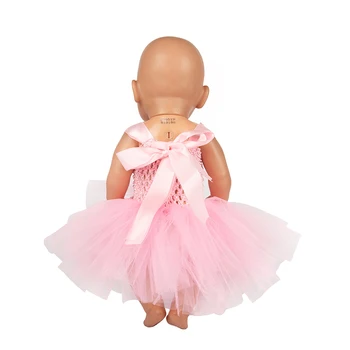 3ks V 1, Šaty Súbor vhodný Pre 43 cm Baby Doll 17 Palcové Doll Oblečenie A Príslušenstvo