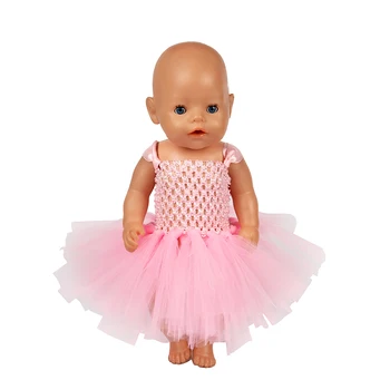 3ks V 1, Šaty Súbor vhodný Pre 43 cm Baby Doll 17 Palcové Doll Oblečenie A Príslušenstvo