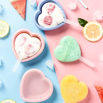 Domáce DIY Ice Cream Silikónové Formy Viaceré Farebné Letné Popsicle Maker Kuchynské Náradie pre Domácnosť Jedlo pre Deti