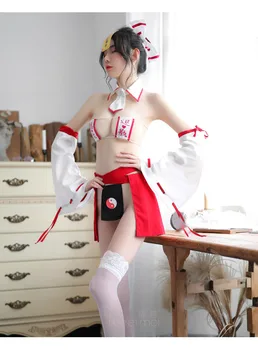 2020 Japonský Čarodejnice Cosplay Bielizeň Vyhovovali Fantázie Jednotné Sexy Strappy Bikiny, Spodná Bielizeň, Sukne Sexy Jednotné Erotické Cosplay Costume
