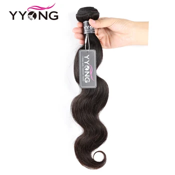 Yyong Vlasy, 3 Zväzky S Uzáverom Telo Vlna Peruánskej Vlasy Zväzky S Uzáverom 4X4 Ľudské Vlasy Zväzky S Uzáverom Remy Vlasy