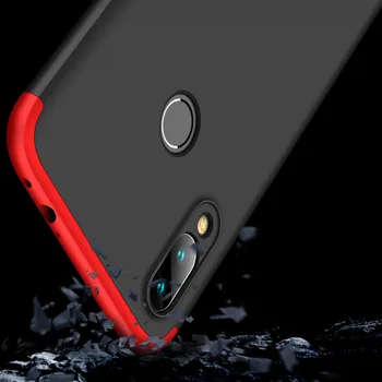 Pre Xiao Redmi Poznámka 7 Prípade 360 Stupeň Celého Tela Kryt Prípade Redmi Poznámka 7 Note7 Hybrid Shockproof Prípade + Tvrdené Sklo Film
