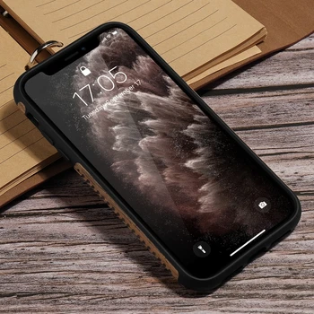 Drevo Uhlíkových Vlákien Mäkké puzdro pre IPhone 11 Pro Max X Xr Xs Kožené Silikónový Kryt Telefónu, pre IPhone 7 8 Plus SE2 12 Pro Max Mini