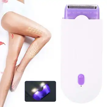 Odstránenie chĺpkov Stroj Kit Laser Dotyk Epilátor USB Nabíjateľné Ženy Telo, Tvár, Nohy Bikiny Strane Strojčeka Ochlpenia