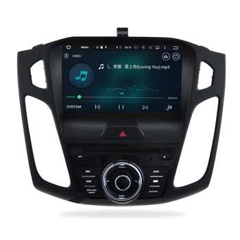 HD 9' Octa-Core Android 9.0 autorádia GPS Navigácie Stereo Pre ford Focus 2016 2017 Auto Audio