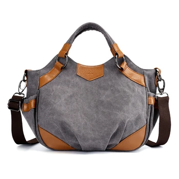 Plátno Luxusné dámske Tote Bag Veľkú Kapacitu Ženských Kabeliek Cestovné Nakupovanie Crossbody Tašky Pre Ženy