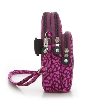 Móda Leopard Cartoom Zvierat Tlač Taška pre Ženy, Dievča, Mini Crossbody Tašky na Rameno Vonkajšie Kabelka Mobilný Telefón, Puzdro, Peňaženku