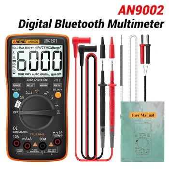ANENG AN9002 Bluetooth Digitálny Multimeter 6000 Počíta Profesionálne Multimetro True RMS AC/DC Prúd Napätie Tester Auto-Rozsah
