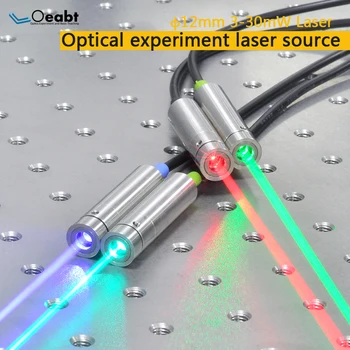 OM-12A648 priemer 12mm laser červené svetlo optické experiment výskumu zdroj svetla rušenie výučby laser rám Výskum