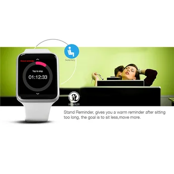 SHAOLIN Pôvodné Smart Hodinky Radu 6 pre Ženy, Mužov, Bluetooth SmartWatch pre Apple Hodinky iOS iPhone Android Telefónu (Červené Tlačidlo)
