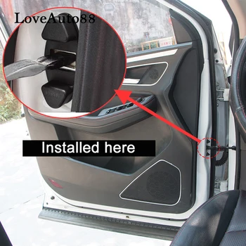 4PCS 3D ABS Dvere Zátka ochranný Kryt Pre Toyota RAV4 Corolla Camry auto Príslušenstvo