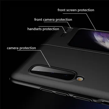 Ultra-slim PC Matný Matný Flip Telefón puzdro pre Samsung Galaxy Násobne Plnú Ochranu Shell Shockproof Úplné Pokrytie Prípade Príslušenstvo