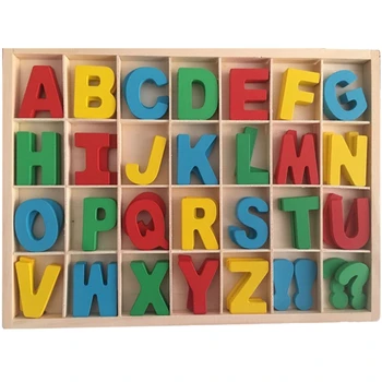 Montessori Drevené List Čísla Box Kreatívne Vzdelávacie DIY Plavidlá, Dekorácie Deti Vzdelávania Hračky, Darčekové Farebné
