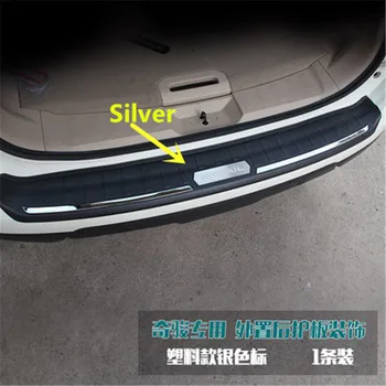 Auto Styling nerezová oceľ Zadný Nárazník Chránič Prahu batožinového priestoru Behúňa Doska Trim na Nissan X-Trail X Trail T32 2016