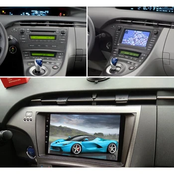 Sinosmart Auta GPS Navigácie Rádia pre Toyota Prius multimediálny systém Android 2009 2010 2011 2.5 D IPS/QLED Obrazovke