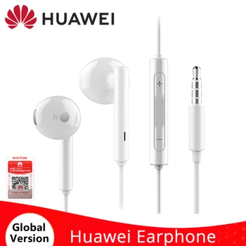 Pôvodné Huawei Honor AM115 Headset 3,5 mm v Uchu Slúchadlá Slúchadlá s Mikrofónom Káblové Ovládanie pre Huawei P30 P40 Lite Česť 20 9X