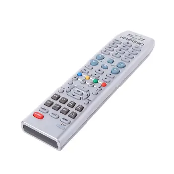 8 in1 Biela Nové Inteligentné Univerzálne Diaľkové Ovládanie ovládač Pre TV VDO DVD a CD AUD SAT