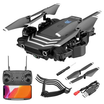 LS11 Skladacia RC Drone s 4K HD Kamera Mini RC Quadocopter Optický Tok, Duálne Kamery Drone 4k Profesional Chlapec Hračky