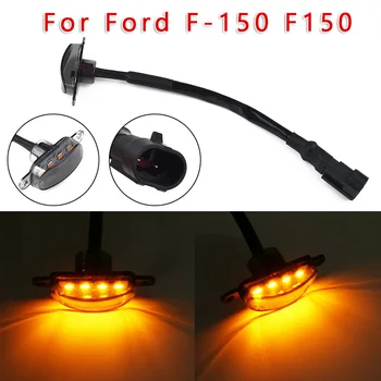 Predaj Prednej Mriežky, Gril LED Svetlo Dymu Raptor Štýl Žltá Lampa Pre Ford F-150 F150 2010 2011 2012 2013