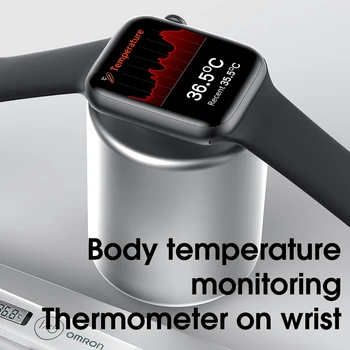 Iwo W46 W26 Smart Hodinky 2020 1,75 Palec 320*385 palcový Bluetooth Hovor Smartwatch Muži Serie 6 Telesnej Teploty EKG pre Android IOS