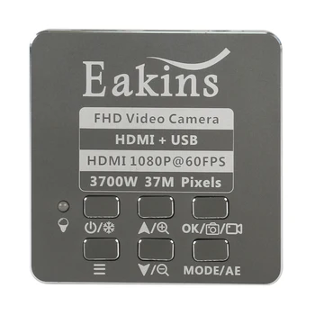 37MP HDMI 1080P USB Priemyselné Digitálneho Videa Mikroskopom Kamera + 130X C Mount Objektív + 56 LED Prsteň Svetla + Stojan Pre PCB Spájkovanie