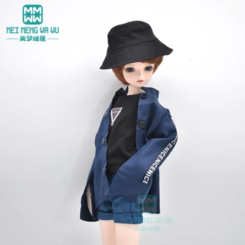 BJD bábiky oblečenie Dochádzanie tričko, kabát, denim šortky pre 40-45 cm 1/4 BJD MSD MYOU bábika príslušenstvo