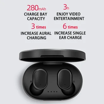 TWS Bluetooth Slúchadlá Bezdrôtová 5.0 Herné Headset Airbuds Slúchadlá Potlačením Hluku s mikrofónom Pre iPhone Xiao Samsung
