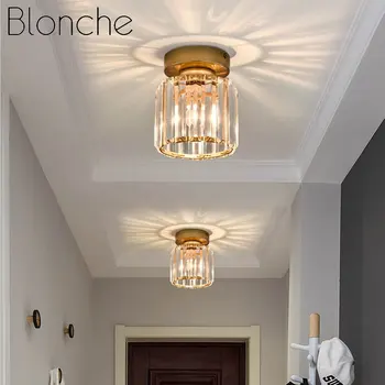 Moderné Stropné Osvetlenie Crystal Tienidlo Luxusné Plafonnier pre Obývacej Izby, Spálne, Led Stropné Svietidlo Schody Domova Svietidlo