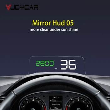 OBD HUD Zrkadlo C500 Auto Head up Displej Digitálny Rýchlomer Projektor Bezpečnostný Alarm Vody Temp RPM prekročenia rýchlosti Volt PK GPS T900