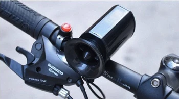 Vysoký stupeň Ultra-vysoká Elektronické Požičovňa Bell Cyklistické Roh Siréna vysoké Nepremokavé Black 6Sounds