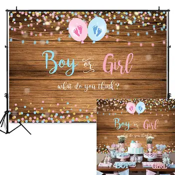 Chlapec alebo Dievča, fotografovanie party dekorácie banner chlapec alebo dievča, dieťa sprcha fphoto pozadí štúdio
