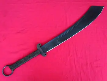 Vintage Anti-Japonskej Vojny Meč Broadsword Čepeľ Čínsky Vojak, Vojenský DAO*