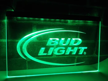 LE003 - Bud Lite Pivo Bar, Pub Club Logo LED, Neónové Svetlo, Prihláste domova remeslá