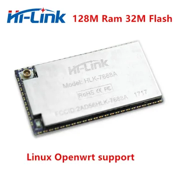 Doprava zadarmo 10pcs HLK-7688A Modul MT7688AN Čip Podporuje Linux/OpenWrt Inteligentné Zariadenia a Služby typu Cloud Aplikácie MT7688A