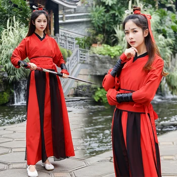 Čínske Ľudové Tanečné Kostýmy Ženy Tradičné Hanfu Oblečenie Žien Tang Fáze Cospaly Šaty Lady Šermiar Tanečné Oblečenie