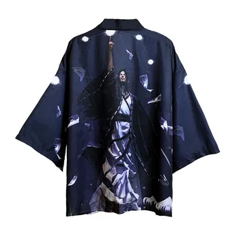 16 Štýlu Draka Tlač Muži Ženy Harajuku Japonskej Módy Kimono Cardigan Blúzka Haori Obi Ázijské Oblečenie Samuraj