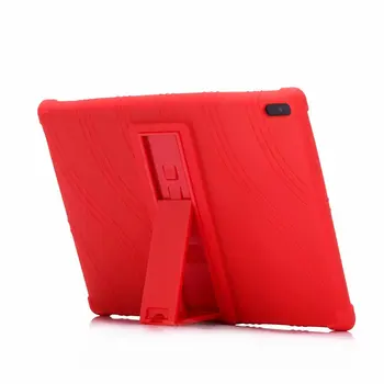 Silikónový Stojan Tabletu Späť Prípade Lenovo TAB4 10plus X704L X704F Tablet od spoločnosti Lenovo TAB4 Karta 4 10 TB-X304L TB-X304F/N Kryt+Pero