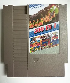 500 V 1 DIY 72 kolíky 8 bitové Hry pre NES so hra NINJA TURTLES1 2 3 4 ADVENTURE ISLAND Bombardér človek P. O. W DOUBLE DRAGON