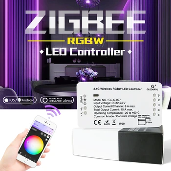 GLEDOPTO zigbee smart home automation multi-function farby rgb controller smart home system rgbw zigbee 3.0 radič