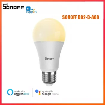 SONOFF Wi-Fi Smart LED Žiarovka 7W B02-B-A60 Teplej Studenej úsporná Žiarivka Smart Home Alexa Domovská stránka Google Voice Funguje S eWelink APP